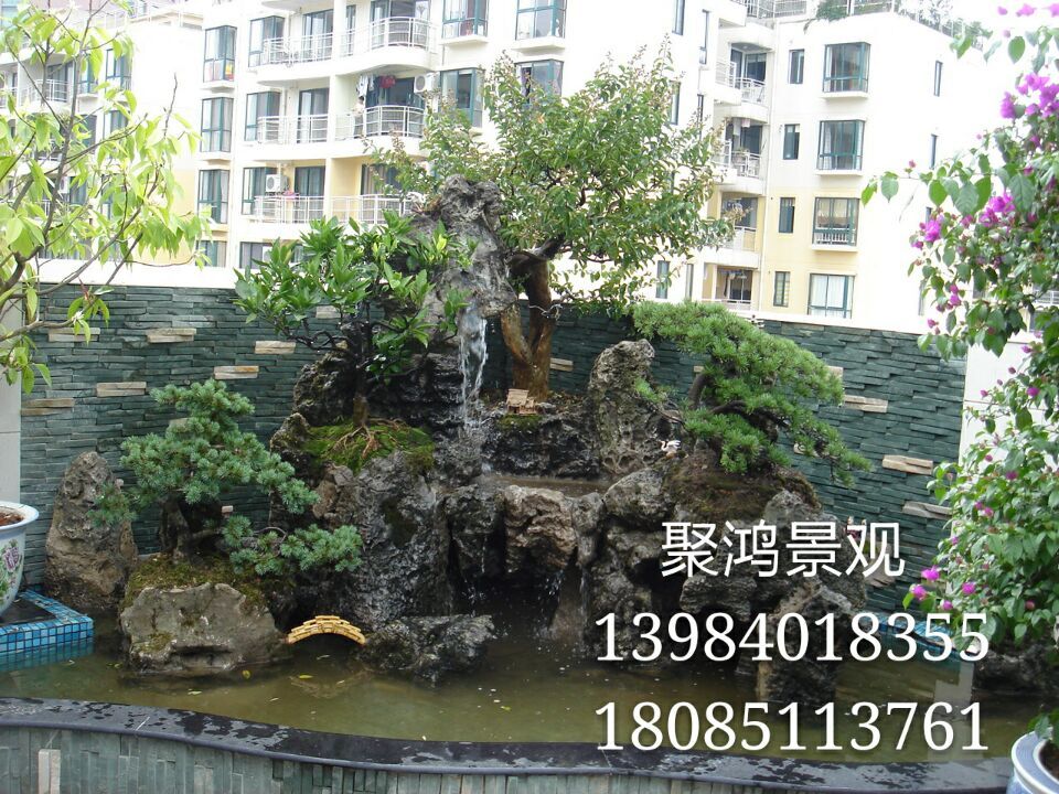 贵州假山鱼池设计